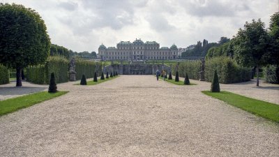 Velvedere palace in Vienna