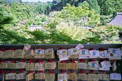Wishes in Kiyomizu temple Reala