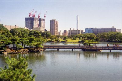 Hamarikyū park in Tokyo Reala
