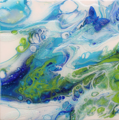 BlueGreen with Butterfly
