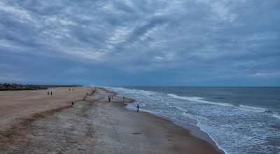 Looking North.  St. Augustine Beach by the way
