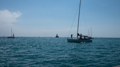 Watched the start of a sailboat race