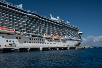 The Sky Princess is in Cozumel, Mexico