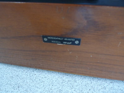 Decade Condenser Muirhead B-12-F