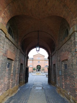 Entrance via the Stables
