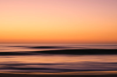 Gentle Rollers: Impressions of a Seaside Sunset