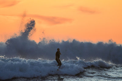 Sunset Surfing