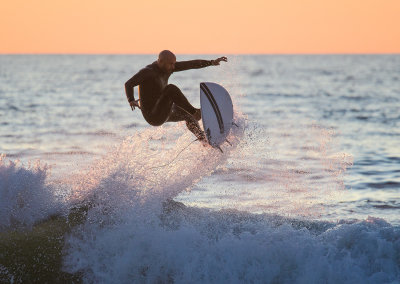 Sunset Surfing