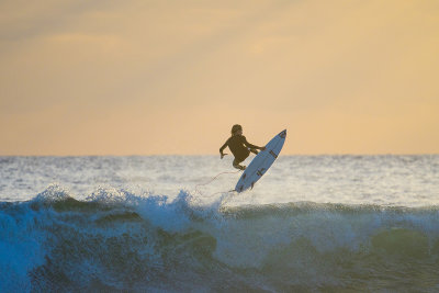 Sunset Surfing