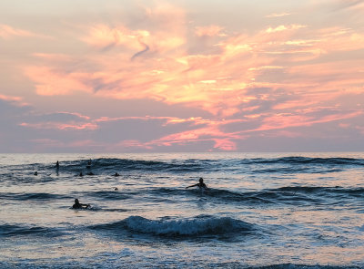 Sunset Surfing