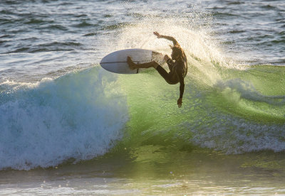 Sunset Surfing