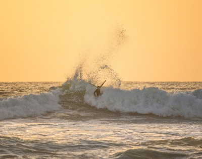 Surfing in the Golden Hour