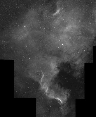 NGC 7000: 14-frame Mosaic - small