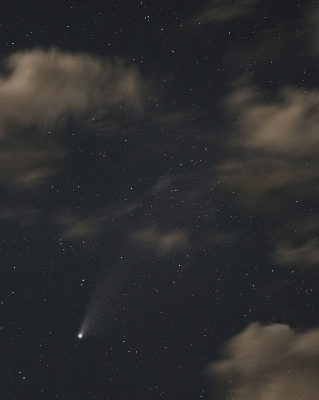 830_C/2020 F3 (NEOWISE) Dodging Clouds - July 26, 2020