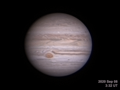 Jupiter: 9/8/20 -- 2 frames