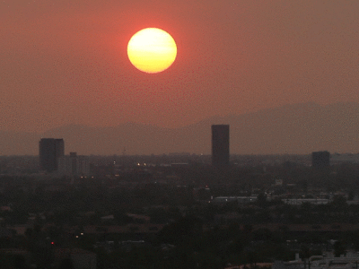 Sunset Through Smoke -- 2020 Sep 13