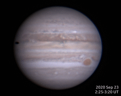 Jupiter and Io -- 2020 Sep 23 - 55 minutes