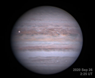 Jupiter and Europa -- 9/26/20