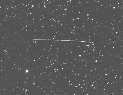  Asteroid 131 Vala at end of retrograde loop - 11 days