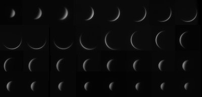  Venus passing through phases around inferior conjunction - 7 months