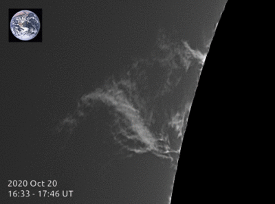 Prominences: 2020 Oct 20