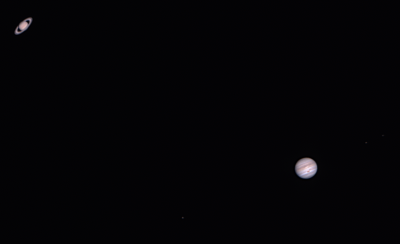 Decmeber 20, 25 minutes after sunset, 10-inch Prime Focus