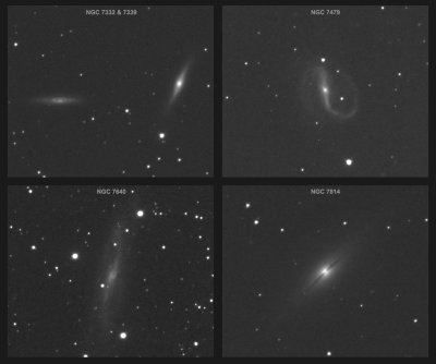 Four Autumn Galaxies -- December 26, 2020