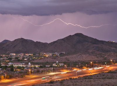 Lightning Over The Dreamy Draw