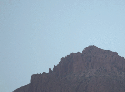 Superstition Mountains - Full Moonrise