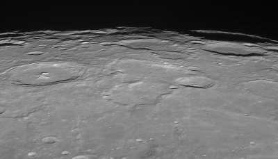 North Edge of Nearly Full Moon - 1