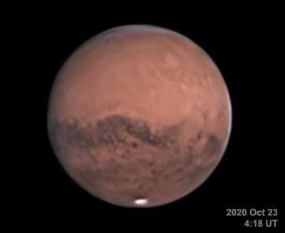 Best Image of Mars Near Opposition
