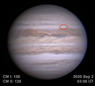 Second of Three Storms On Jupiter