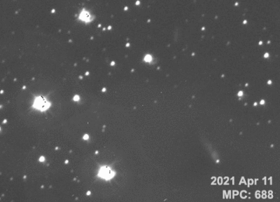 Gyulbudhagian's Nebula, 2021 Apr - 42-inch vs. 12.5-inch