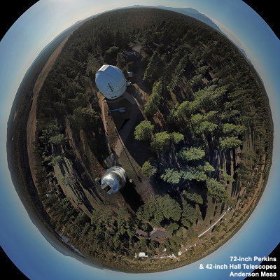 Little Planet view of the Anderson Mesa compound
