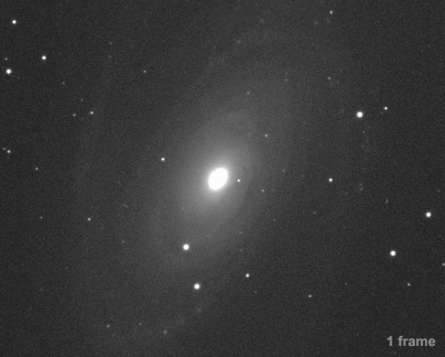 M81: Effect of Stacking Frames