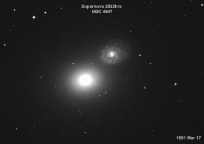 Supernova in NGC 4647