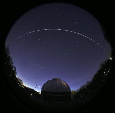 ISS Over EVAC Observatory, Gilbert, 2020