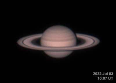 Saturn -- 7/3/22