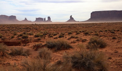Monument Valley Dust Storm 