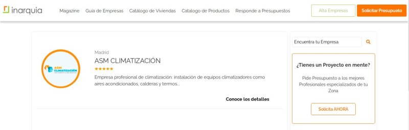 Empresas Aire Acondicionado Bajo Consumo