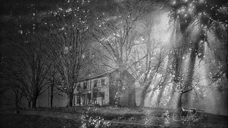 Fog and Abandoned House