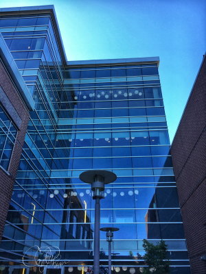 Looking Up from Hospital Atrium