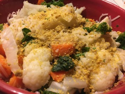 Thai Rice Noodles & Steamed Vegs