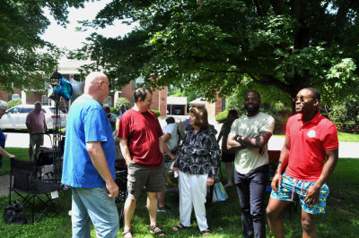 Keith, Rob, Elaine, Neighbors from Kenya