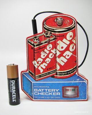 Vintage Battery Checker