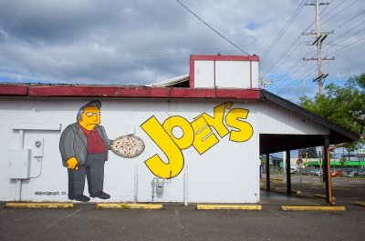 Pizza mural