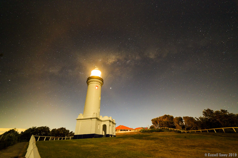 Norah Head Lighthouse and the Milky Way Galaxy