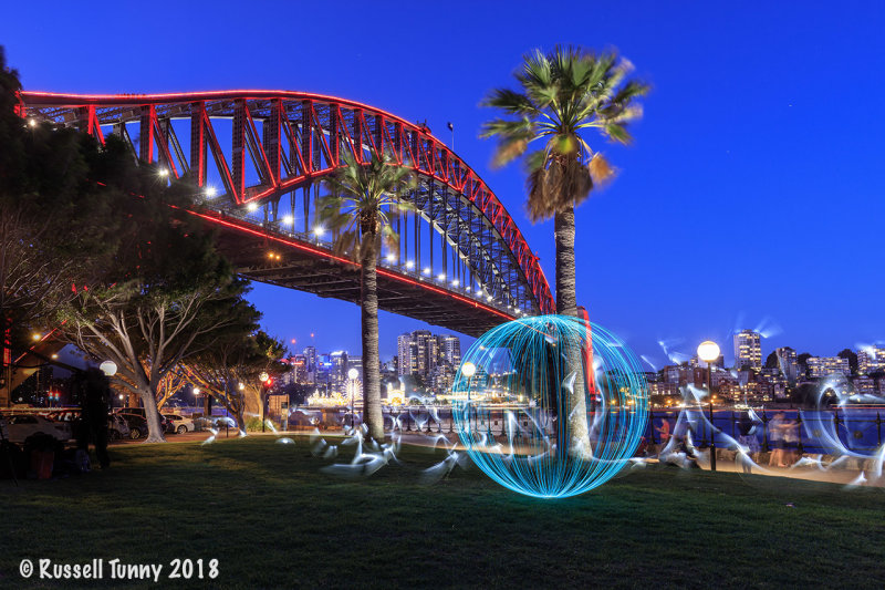 Light Painting in Sydney