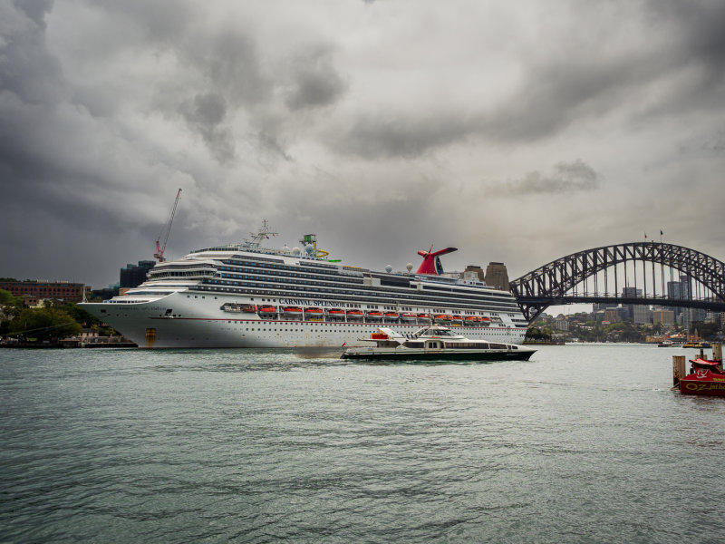 Carnival Splendor Docked in Sydney