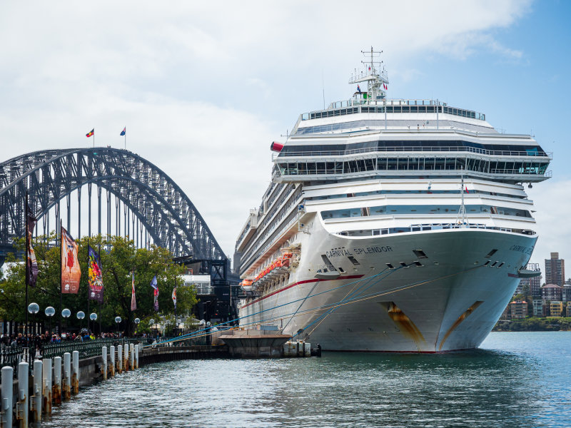 Carnival Splendor Docked in Sydney